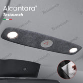 Alcantara Front Reading Light Cover Sticker For 2024 Model 3 Highland